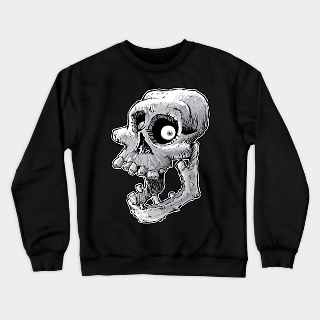 bonehead Crewneck Sweatshirt by Bleee